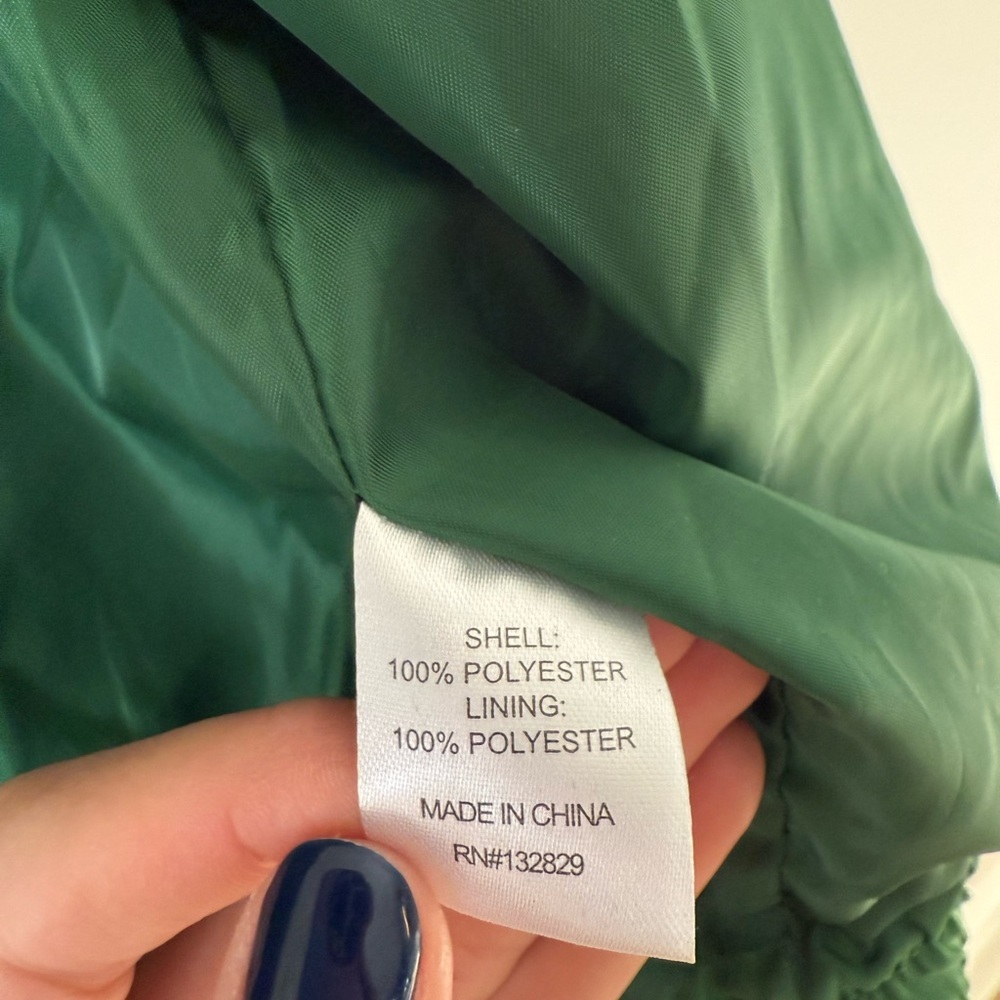 Superdown Revolve Green Windbreaker Jacket Size M - image 7